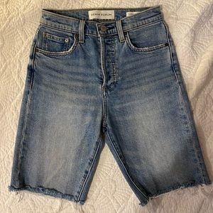 Aritzia Denim Forum The Yoko Bermuda Short